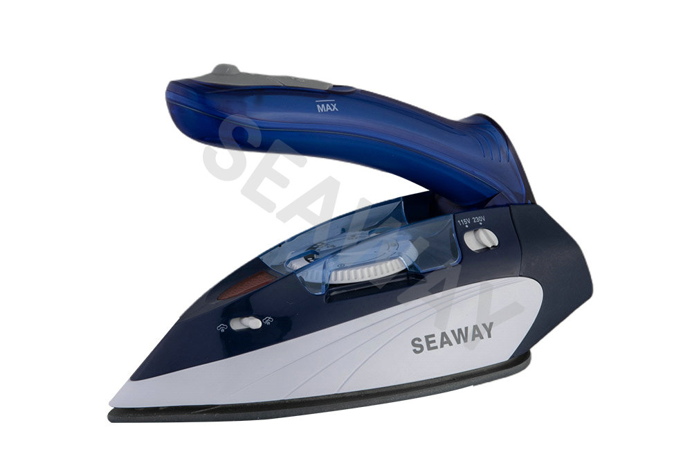 SW-602 900W-1100W Çift Voltaj Seçimi Kavisli Sap Seyahat Ütüsü