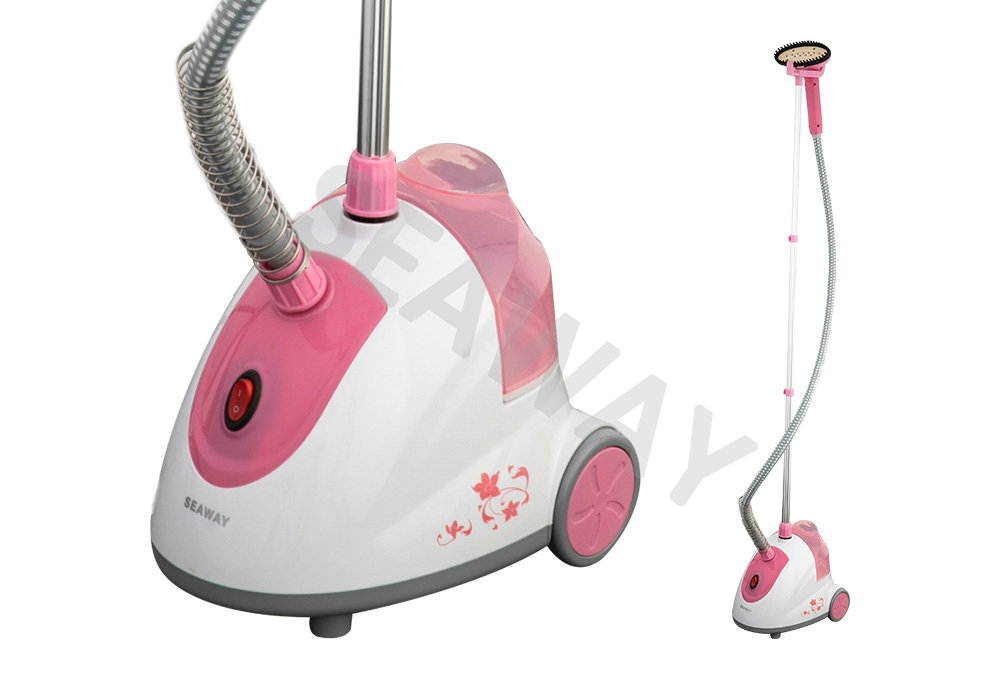 SWS-807 1500W Kompakt Depolama Standı için Teleskopik Tasarım Konfeksiyon Buharlı Pişirici